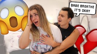 PANIC ATTACK PRANK ON BOYFRIEND CUTE REACTION [upl. by Ayyn]