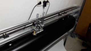 home made plotter  Vinyl Cutter [upl. by Firestone175]