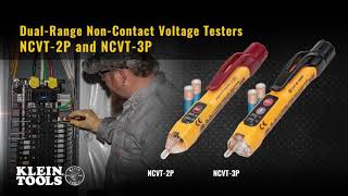 DualRange NonContact Voltage Testers NCVT2P and NCVT3P [upl. by Eleynad]