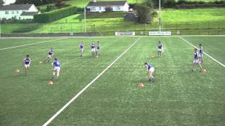 Gaelic Football handpass drill 10 [upl. by Auqenahc285]