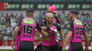 BBL Season 2  Perth Scorchers Vs Sydney Sixers  Cricket 24 Simulation [upl. by Anih]