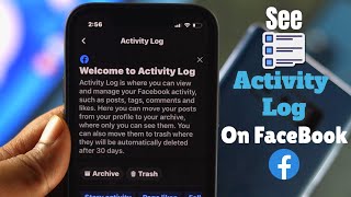 View Facebook Activity Log on iPhone or Android How To [upl. by Sliwa]