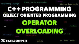 Operator Overloading in C Programming  C Programming for Beginners [upl. by Iret884]