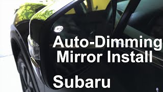 OutbackLegacy AutoDimApproach Mirror Installation [upl. by Orth]