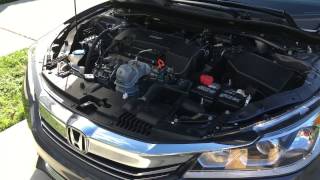 20132017 Honda Accord Coolant Drain amp Fill DIY [upl. by Ettolrahc]