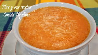 Deliciosa Sopa de Fideo Receta Mexicana [upl. by Penelopa]