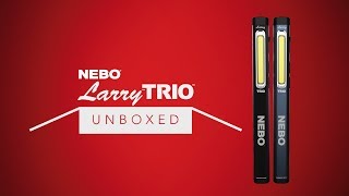 NEBO Unboxed Larry TRIO  Rechargeable 3in1 Pen Light and Laser [upl. by Berard]