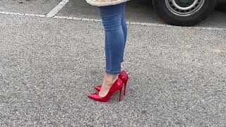 Walking on red stiletto heels 👠 [upl. by Valeta]