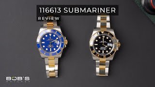 Rolex 116613 TwoTone Submariner Review  Ultimate Buying Guide [upl. by Engleman]