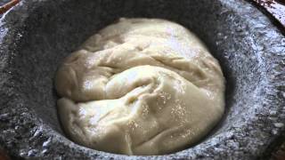 How to Make Mochi the Traditional Way Mochitsuki [upl. by Aenat436]