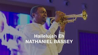 Hallelujah Eh  Nathaniel Bassey Lyrics Video [upl. by Aara]