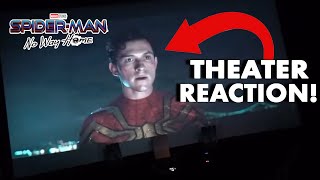 Spider Man No Way Home Official Trailer  AWESOME THEATER REACTION [upl. by Roye358]