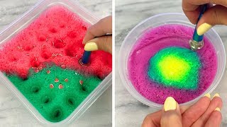 Satisfying Mini Microphone Slime ASMR Compilation Video Part 1 [upl. by Ardnalak]