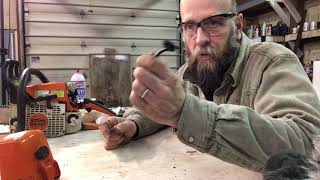 Stihl Ms250 Fuel Tank Vent Disection [upl. by Danas]