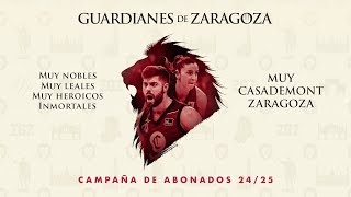 Presentación Campaña de abonados Casademont Zaragoza 2425 [upl. by Odysseus]