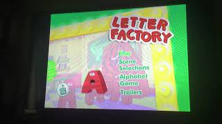 Opening to LeapFrog Letter Factory 2003 DVD [upl. by Nomannic807]