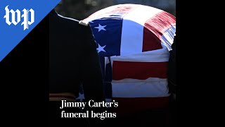 Jimmy Carters funeral begins [upl. by Markman]