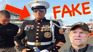 Guide to Spotting Stolen Valor Frauds  Marine Reacts [upl. by Ivey]