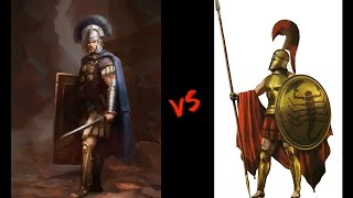 Spartans VS Roman Legionnaire  Training and Equipment  History That Changed the World  002 [upl. by Gotthard]