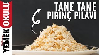 Tane Tane Pirinç Pilavı Tarifi  Pilav 101 [upl. by Aneekas]