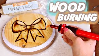 PYROGRAPHY Testing a WOOD BURNING Kit for Beginners [upl. by Novanod]