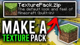 How To Make A Texture Pack In Minecraft Easy Guide  Make A Resource Pack [upl. by Selinski713]