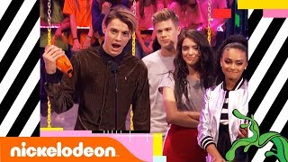 Jace Norman Wins Favorite TV Actor 📺 Second Year in a Row  Kids Choice Awards 2018  Nick [upl. by Jasmin]