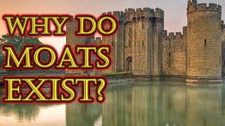 The Uses of Moats and Why they Developed  Anatomy of Castles [upl. by Hareenum559]