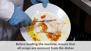 How to correctly load a Winterhalter commercial dishwasher [upl. by Till333]