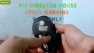 Fixed Wireless Mouse Stopped Working Randomly  Mouse Not Working After A Few Seconds [upl. by Nani]