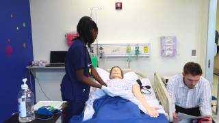 Nursing Simulation Scenario Physical Assessment [upl. by Dnaltiak]