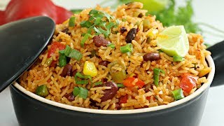 Mexican Rice Recipe  Easy One Pot Meal  How To Make Mexican Rice  Kanaks Kitchen [upl. by Philipson]