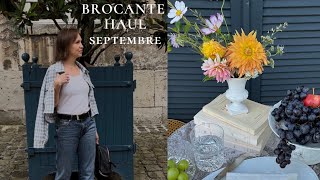 BROCANTE septembre 2023retour de brocanteHAUL brocante [upl. by Annaek]