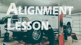 LIfted Truck Alignment  How we do it [upl. by Dupuy335]