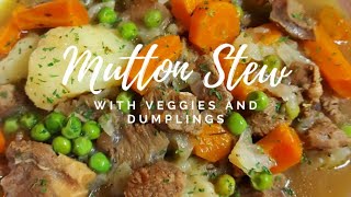 Mutton Stew with Vegetables and Dumplings [upl. by Retha]