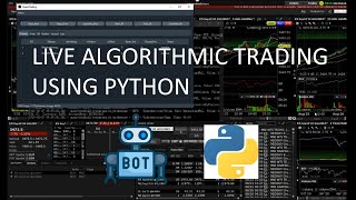 Live Algorithmic Trading using Python  A Live Trade Demo on Interactive Brokers Platform [upl. by Adidnac]