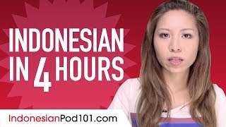 Learn Indonesian in 4 Hours  ALL the Indonesian Basics You Need [upl. by Nivi144]