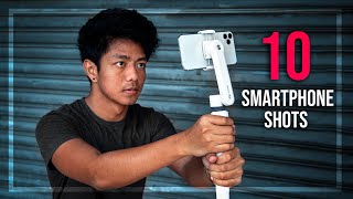 10 SMARTPHONE GIMBAL SHOTS in 5 Minutes  Zhiyun Smooth XS [upl. by Jorey]