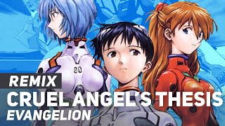 Evangelion  quotCruel Angels Thesisquot REMIX  English Ver  AmaLee [upl. by Ybroc355]