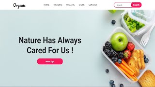 Responsive Ecommerce Food Shop Website Using Bootstrap5 [upl. by Adnaluy477]