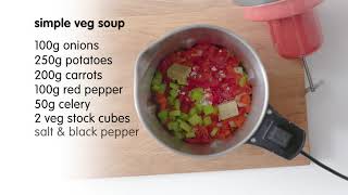 Morphy Richards Soup Maker  recipe inspiration [upl. by Nirrol]