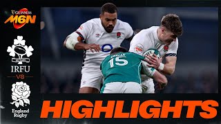 IRELAND v ENGLAND  2025 GUINNESS MENS SIX NATIONS  RUGBY HIGHLIGHTS [upl. by Bower826]