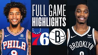 76ERS at NETS  FULL GAME HIGHLIGHTS  March 5 2024 [upl. by Lyred]