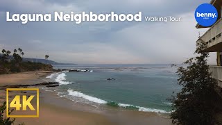 LAGUNA BEACH Neighborhood Walking Tour 4K [upl. by Allen]