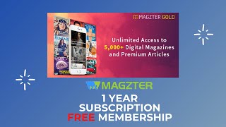 MAGZTER GOLD 1 YEAR FREE MEMBERSHIP REVIEW [upl. by Avihs]