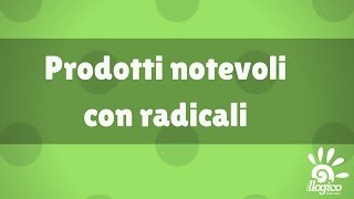 Prodotti notevoli con radicali [upl. by Ydoj568]