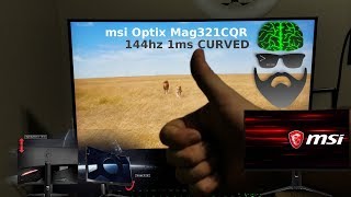 msi Optix MAG321CQR 32quot Curved Freesync 1440p Monitor Review [upl. by Ocisnarf]