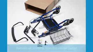 Lumex RJ4300 Walkabout Rollator Walker Assembly [upl. by Eward]