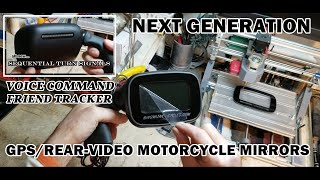 NEXT GEN gpsrearvideo motorcycle mirrors [upl. by Akena]