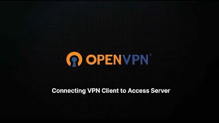 Connecting OpenVPN Client to Access Server [upl. by Aenea]